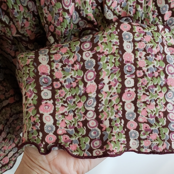 Vintage Free People Floral Print Skirt - Picture 6 of 10